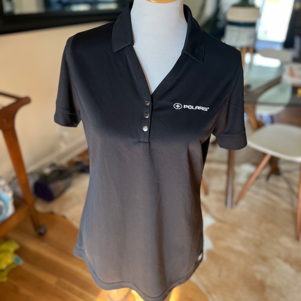Black Polaris polo shirt